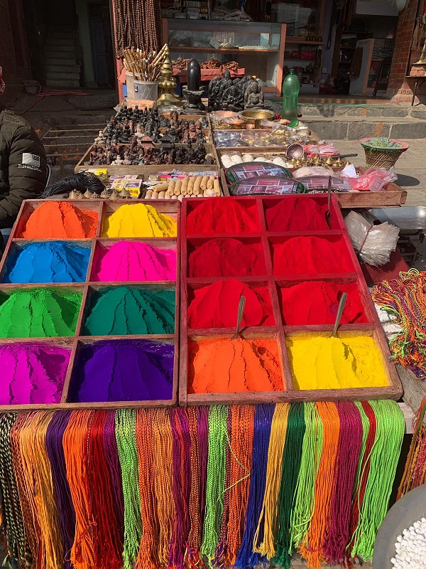 Explore magical markets while on placement in Nepal.